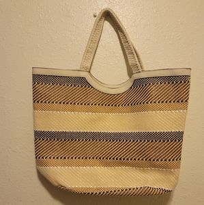 NWT Gorgeous Large Tote Bag Travel Woven